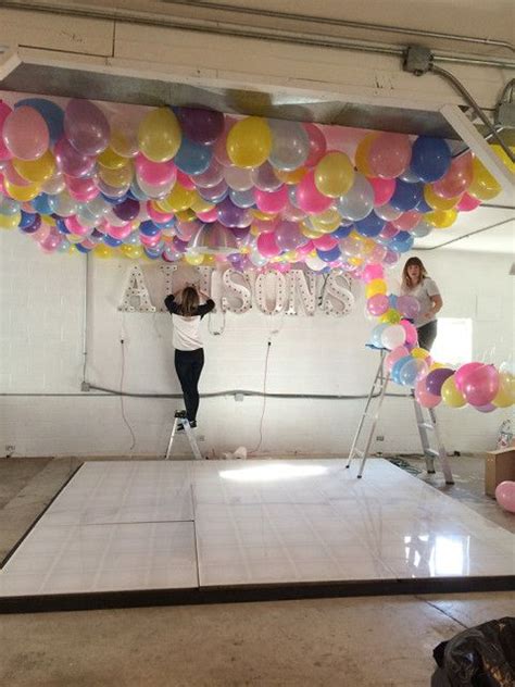 Dallas, fort worth, arlington, chicago, irving, etc. how to make a balloon ceiling | Party ideas in 2019 ...