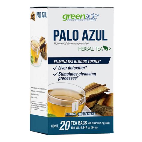 Greenside Palo Azul Herbal Tea Shop Tea At H E B