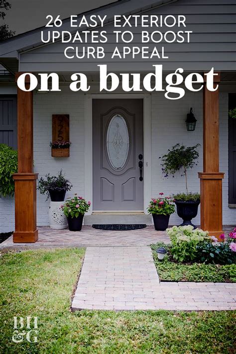 Boost Curb Appeal On A Budget With These 26 Easy Exterior Updates Easy Curb Appeal Ideas