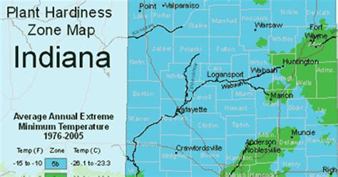Usda Hardiness Zone Map For Indiana The Garden Magazine