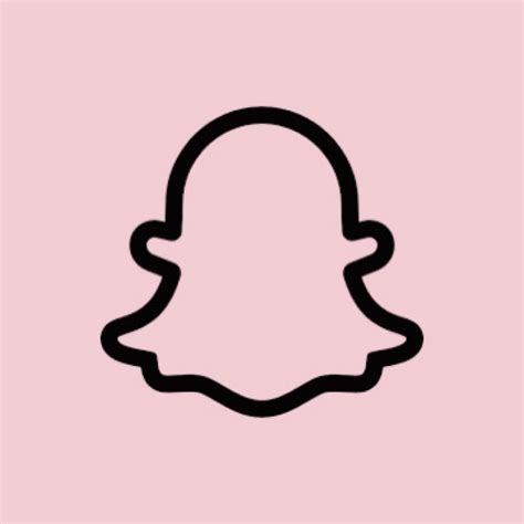 Snapchat Icon Pink Iphone Wallpaper Bright Ios Icon Snapchat Icon