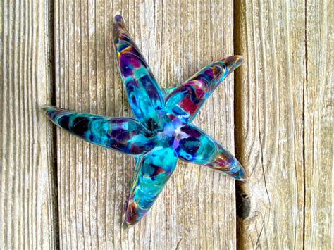 Purple And Teal Sea Star