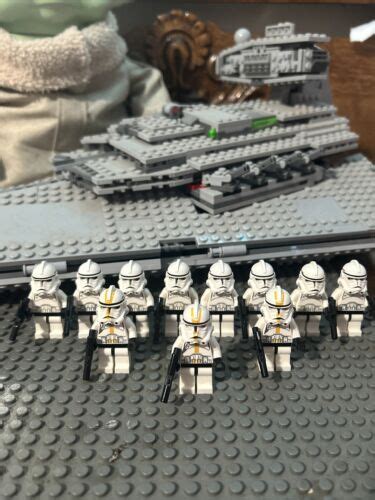 Lego Star Wars Clone Trooper Minifigure Lot Of 11 Phase 2 Grunts And
