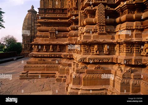 India Madhya Pradesh Khajuraho The Lakshmana Temple At Khajuraho