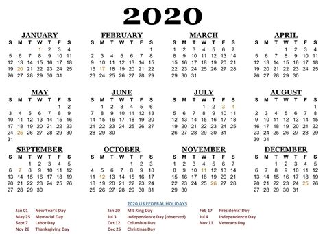 2021 Federal Holidays Observed Th2021