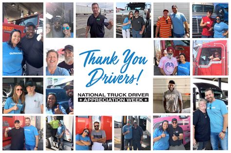 Truck drivers are a critical cog in the economic wheel—without them, we would all have to do without a lot of the products we rely on every day. 2017 National Truck Driver Appreciation Week Highlights