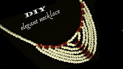 Diy Elegant Necklace How To Make A Necklace In 10 Minutes Beading