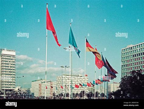 Alexanderplatz October 1980 East Berlin East Germany Stock Photo Alamy
