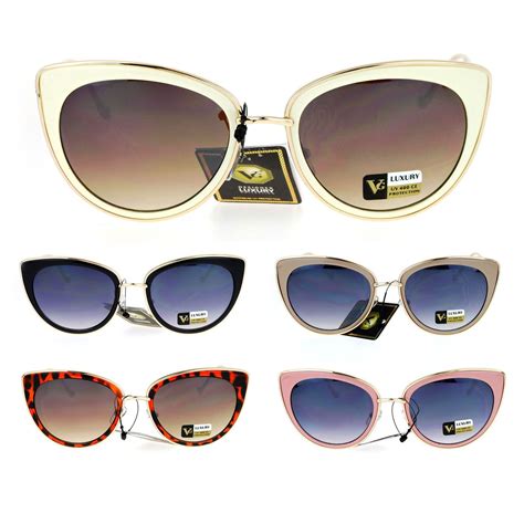 sa106 womens gradient lens gothic designer cat eye sunglasses ebay cat eye sunglasses