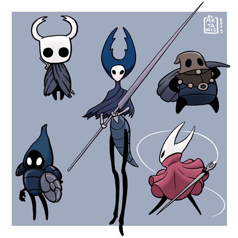 Hollow Knight Characters Studies 1 By Art Revolver On Deviantart