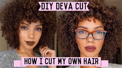 How To Cut Curly Hair At Home Diy Deva Cut Healthy Hair Journey