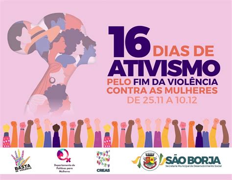 São Borja dias de ativismo pelo fim da Violência contra as Mulheres