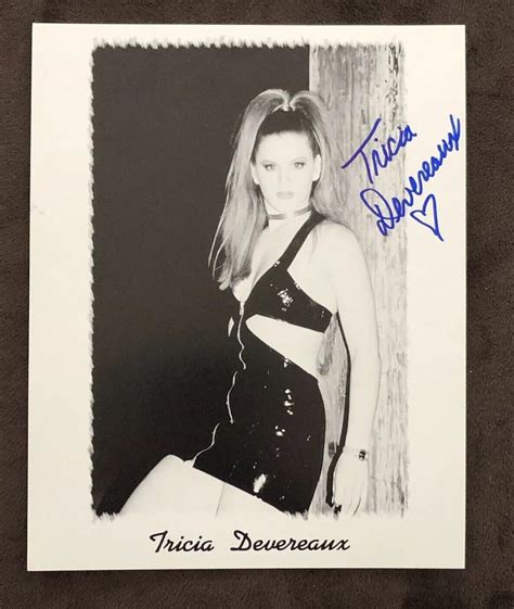 tricia devereaux adult star hand signed 8x10 photo autograph sexy hustler model ebay
