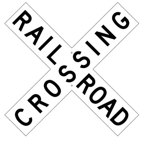 Aluminum Railroad Crossing Sign R15 1