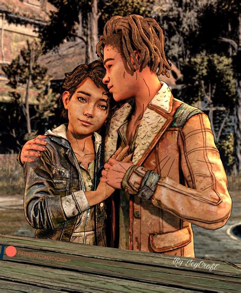 The Walking Dead Game Louis And Clementine By Icycroft On Deviantart