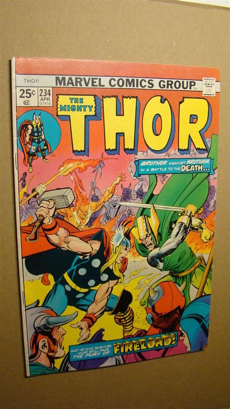 Thor 234 Nice Copy Vs Firelord Marvel Loki Bronze Age Comic Books