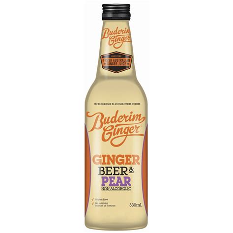 Buderim Ginger Beer Pear Ml Woolworths