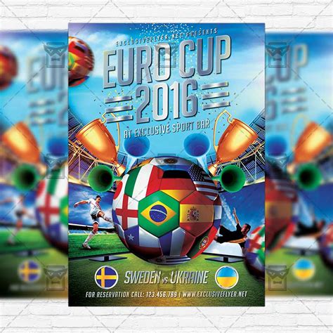 Europe football online standings euro cup, match calendar, detailed team statistics and performance table. Euro Cup - Premium Flyer Template + Instagram Size Flyer ...