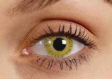 Yellow cat eye contact lenses by gothika® really pop! Yellow Contact Lenses