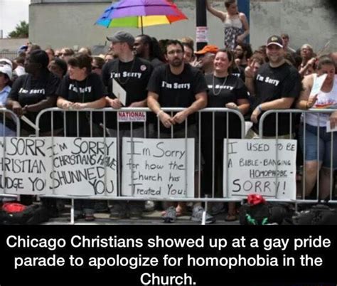 Chicago Christians Showed Up At A Gay Pride Parade To Apologize For