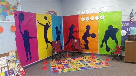 Game On Vbs Decoration Ideas Sports Theme Classroom Sports Day