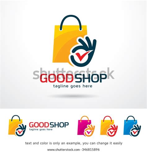 Good Shop Logo Template Design Vector Stock Vector Royalty Free 346815896