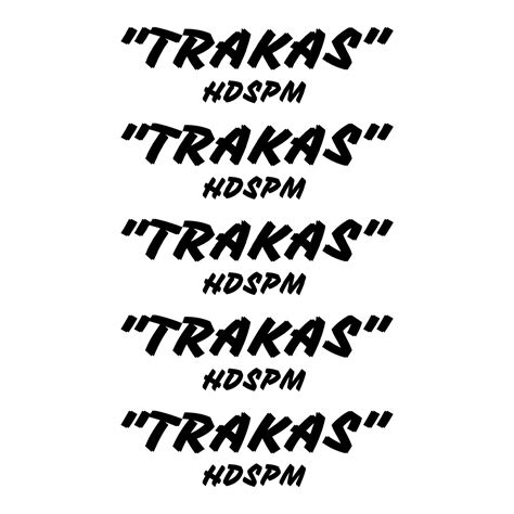 Trakas HDSPM Decal Sticker - Walmart.com