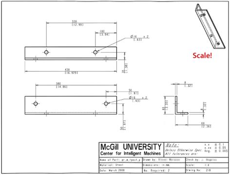 Principles Of Dimensioning Engineering Design Mcgill University