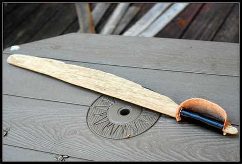 Hermans Humble Happenings How To Make A Wooden Sword