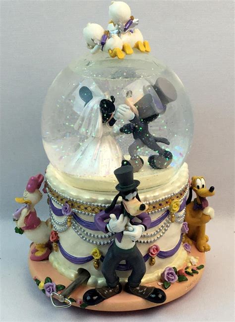 Sold Price Mickey And Minnie Mouse Wedding March Disney Musical Snow
