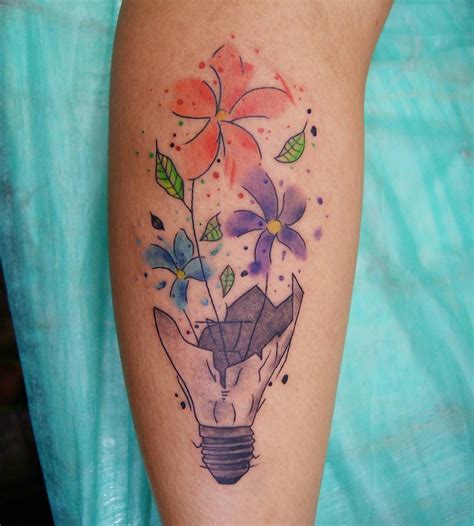watercolor-tattoo-wild-tattoo,-watercolor-tattoo,-sunflower-tattoo-small