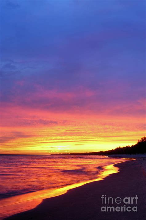 Sunset Over Beach Photograph By Oleksiy Maksymenko