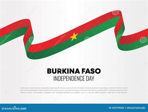 Burkina Faso Independence Day Background Banner For National