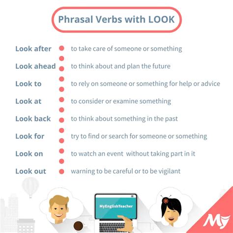 24 Simple Phrasal Verbs With Look