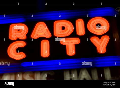 Radio City Music Hall New York City Stock Photo - Alamy