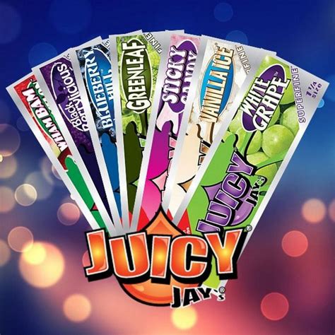 juicy jay 1 1 4 superfine premium flavoured rolling papers raw etsy uk