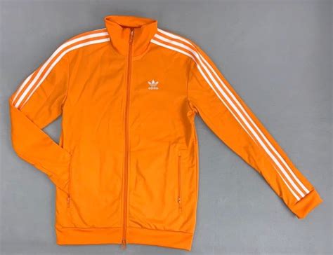 4.0 out of 5 stars 7. Men's small orange Adidas firebird track jacket. New With ...