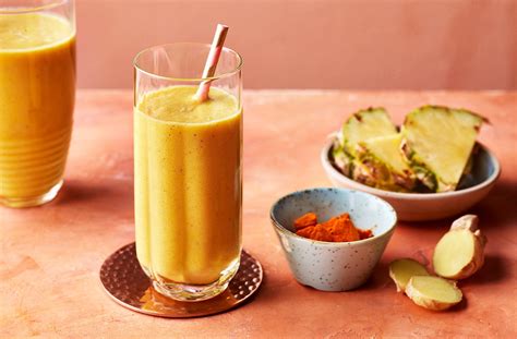 Pineapple And Turmeric Smoothie Recipe Smoothie Recipes Tesco Real Food