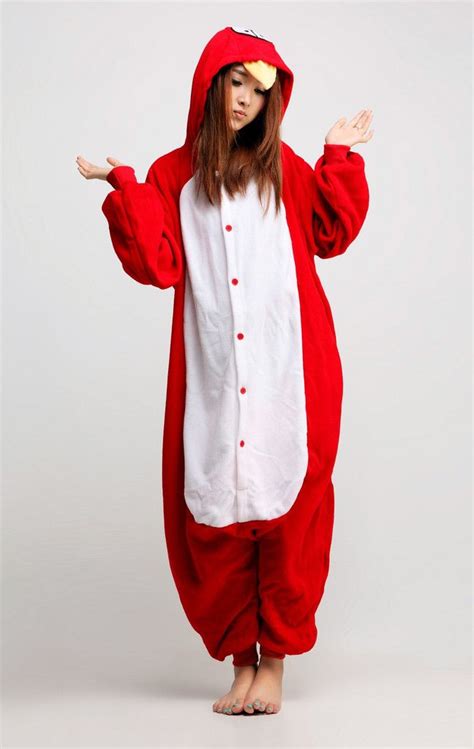 Angry Bird Adult Character Kigurumi 着ぐるみ Onesie Onesie Costumes Fleece Sleepwear Adult Onesie