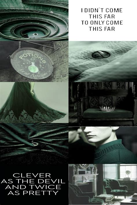 Slytherin Aesthetic Slytherin Aesthetic Slytherin Aesthetic Collage