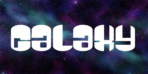 Galaxy Font · 1001 Fonts