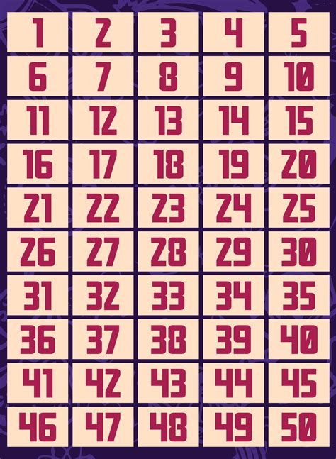 Click on the thumbnails to get a larger, printable version. 9 Best Images of Free Printable Number Chart 1 -120 ...