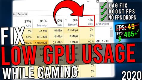 How To Fix High Cpu Usagelow Gpu Usage And Increase Fps While Playing