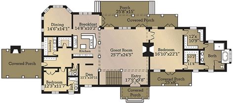 Plan 13300ww 4 Bedroom 45 Bath Log Home Plan