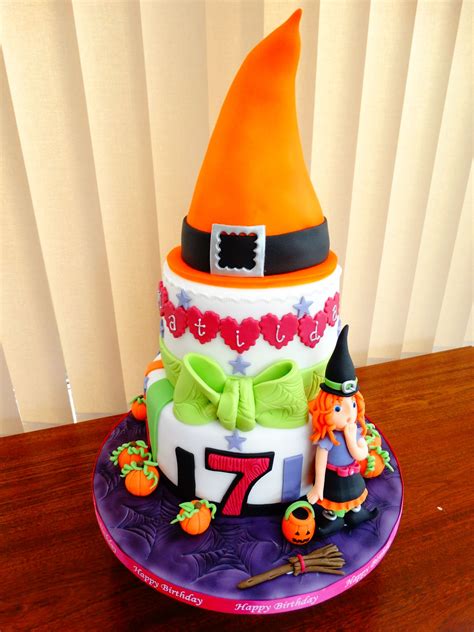 Witchy Halloween Theme Cake xMCx | Themed cakes, Birthday cake, Birthday cake kids