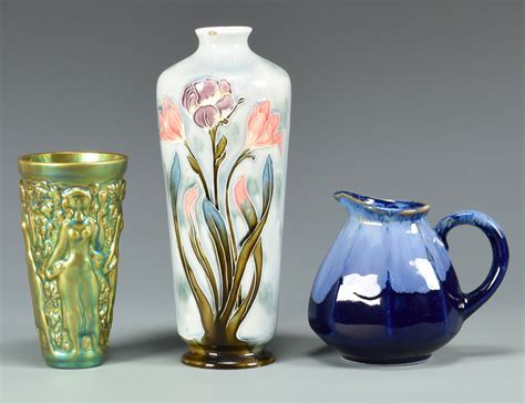 Lot 513: Group of 7 European Art Pottery Items | Case Antiques