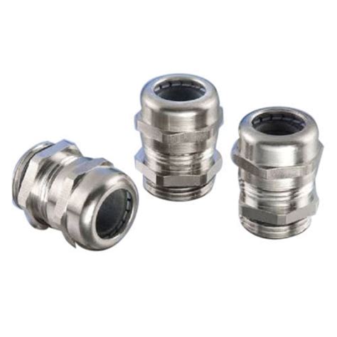 Non Polished Aluminun Cable Gland Feature Durable Easy To Fit Fine