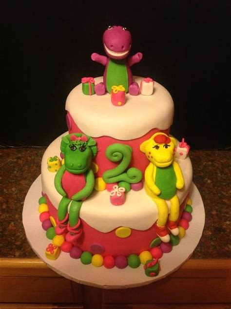 Barney Cake Decorated Cake By Luz M Sida Cakesdecor