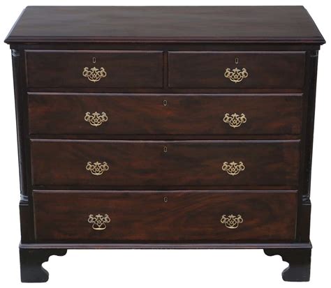 Large Antique Georgian Mahogany Dresser For Sale At Pamono