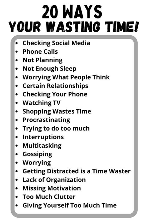 20 Things That Waste Your Time Me Time Quotes Wasting My Time Quotes